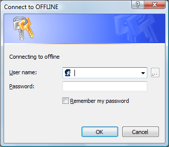 password dialog