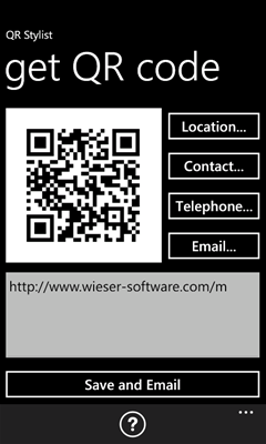 QR Stylist for Windows Phone 7