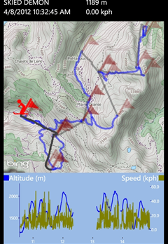 now with contour maps