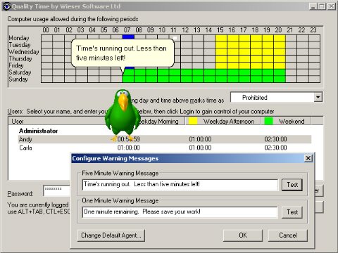 Screen Shot of Quality Time