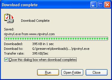 Open the Folder you downloaded RIP Vinyl into