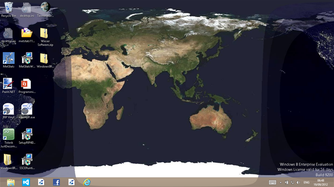 Terminator for Windows Desktop running on Windows 8