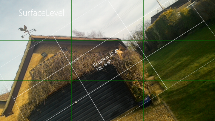 Surface Level measuring a roof for solar panel calculations
